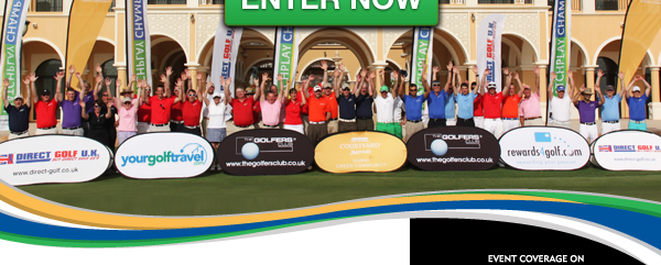 All the finalists at this years Grand Final standing in front of the magnificent clubhouse at The Els Club